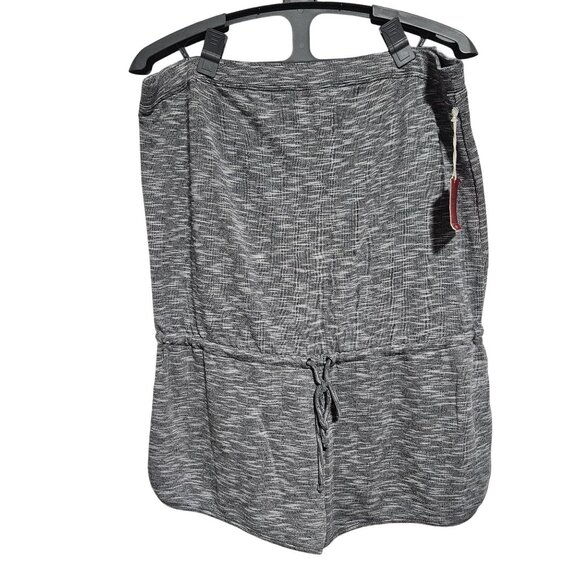Mossimo Halter Shorts Romper Womens Plus Size XXL Heather Gray Jumper Tie Waist - Picture 1 of 6